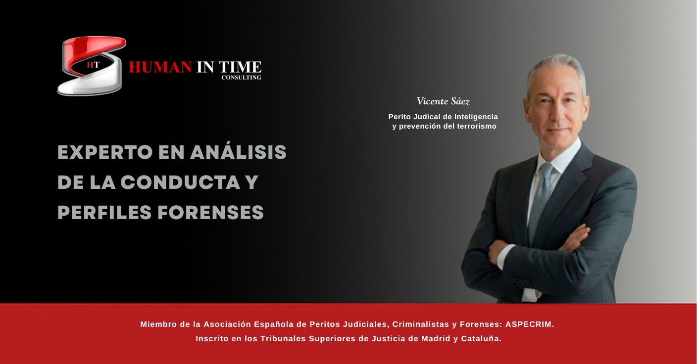 Vicente Sáez – Perito Judicial en Inteligencia y Prevención del Terrorismo